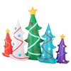 Occasions AIRFLOWZ INFLATABLE COLORFUL CHRISTMAS TREES  9FT, 6 ft Tall, Red - 4 of 4