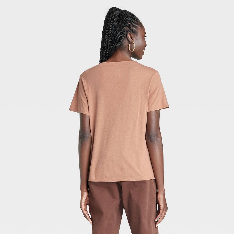 Women's Short Sleeve V-Neck T-Shirt - A New Day™, 3 of 11