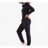 Women's Long Sleeve Utility Style Jumpsuit - mono b - 3 of 3
