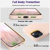 BONGEEK Designed for iPhone 13 Case, Silicone Shockproof Slim Thin Phone Case for iPhone 13 6.1 inch Pink - 3 of 4