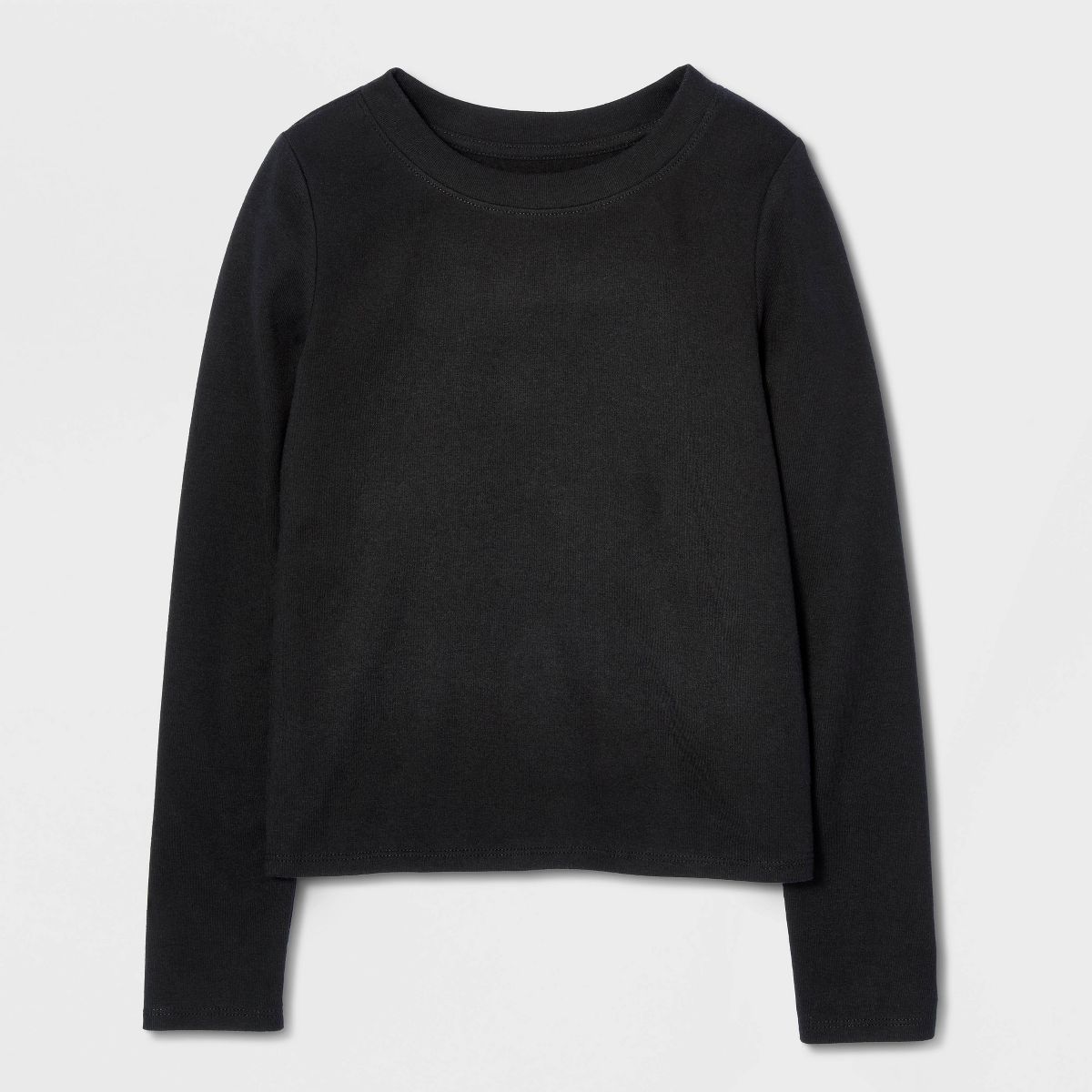 Girls' Long Sleeve Fitted T-Shirt - Cat & Jack™ - thumbnail 2