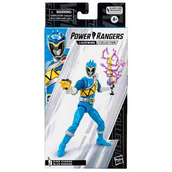 Boys' Power Rangers Dino Fury Blue Ranger Muscle Jumpsuit Costume - Size  4-6 - Blue : Target