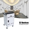 Belatt 30+2 Bay Mobile Charging Cart for Laptops, Chromebooks & Tablets – Lockable Steel Cabinet with Wheels, Power Strip & Cord Management - 3 of 4