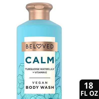 Beloved Calm Vegan Body Wash with Turquoise Water Lily & Vitamin E - 18 fl oz