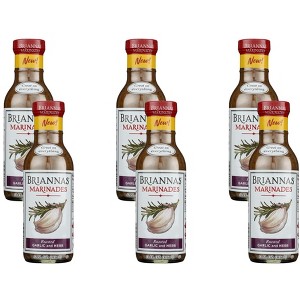 Brianna's Marinade Roasted Garlic and Herb - Case of 6/12 fz - 1 of 4