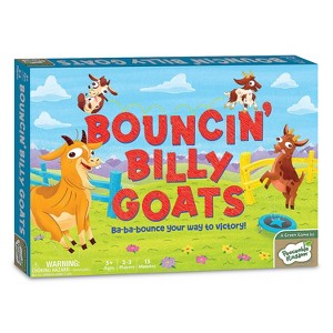 Peaceable Kingdom Bouncin’ Billy Goats Family Board Game - Practice Strategy with Family Games For Kids and Adults - 1 of 4