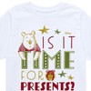 Boys' - Winnie the Pooh - Is It Time For Presents? Christmas Short Sleeve Graphic T-Shirt - 2 of 4