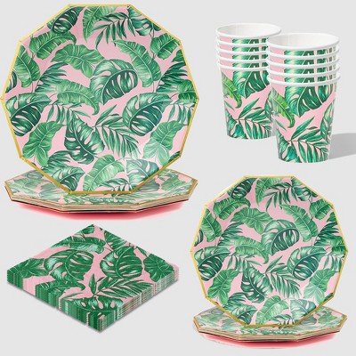 Coterie Tropical Luau Tableware Set