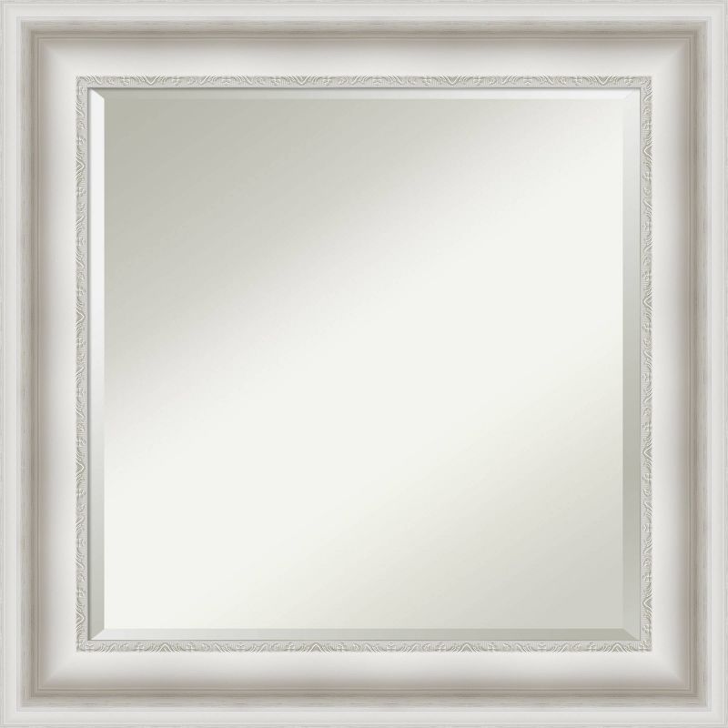 Parlor Framed Bathroom Vanity Wall Mirror White - Amanti Art, 1 of 10