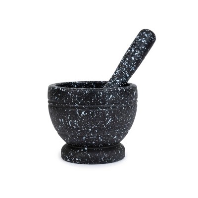 Mortar & Pestle – Durable Grinding Bowl and Pestle. Plastic, Durable Finish Design