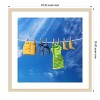 Amanti Art The Laundry Line by Julia Ramiro Wood Framed Wall Art Print - 3 of 4