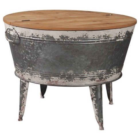 Shellmond Coffee Table With Storage Twotone Signature Design By Ashley Target