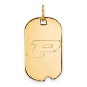 Black Bow Jewelry 14k Yellow Gold Plated Sterling Silver Purdue Boilermakers NCAA Pendant - 1 of 3