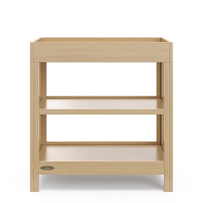 Driftwood Pine Wood Changing Table with Water-Resistant Pad