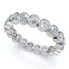 Pompeii3 2Ct Bezel Set Diamond Eternity Wedding Ring 14k Gold of Platinum Lab Created - 2 of 4