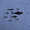 Kids' Shark Hierarchy T Shirt Funny Youth Sharks Shirt I Love Sharks Tee - Crazy Dog Youth T Shirt - 2 of 4