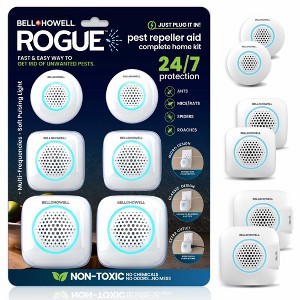 Bell+Howell Rogue Ultrasonic Pest Repeller Aid Plug-In Indoor Mouse & Rodent Repellent Ultrasonic Pest Control - 1 of 1
