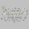 Womens Gilmore Girls I Love A Thousand Yellow Daisies Floral T Shirt - 2 of 4