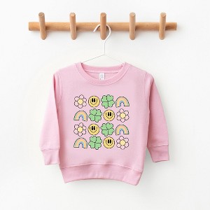 The Juniper Shop Smiley Clover Daisy Youth Ultra-Soft Graphic Sweatshirt - 1 of 3