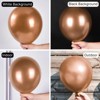 PartyWoo Balloons Metallic Copper Chrome 12 Inch 50 pcs - 2 of 4