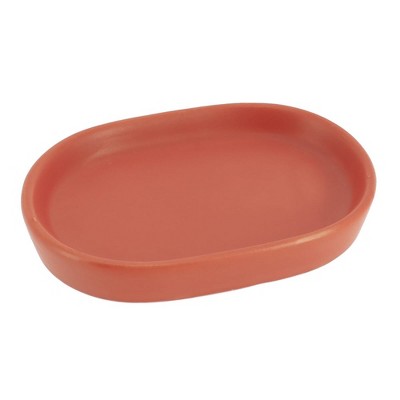 Terracotta Oval Ceramic Freestanding Soap Dish