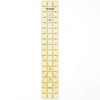 Omnigrid 1-1/2 X 12 Ruler Clear Rectangle Quilting And Sewing Ruler :  Target