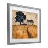 Stupell Industries Impressionist House on Hilltop Framed Print Under Glass - 2 of 4