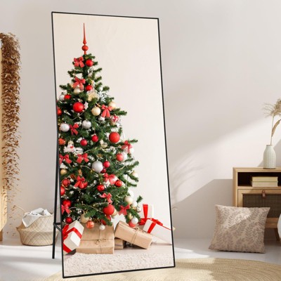 Garvee Full Length Mirror 71 * 31, Oversized Full-Body Hanging or Leaning Rectangle Mirror for Bedroom, Living/Dressing Room, Gym