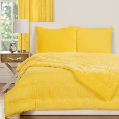 Reversible Comforter Set Fuzzy Fleece - SIScovers