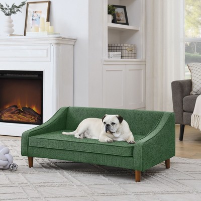 Kumasinova Elevated Dog Bed,Modern Dog Couch Bed with Unique Armrest Design,Large Dog Bed for Medium&Big Breeds,Comfortable Dog Furniture