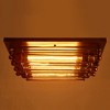 YIYIBYUS 4-Light Black Industrial Square Semi-Flush Mount Ceiling Light - 3 of 4