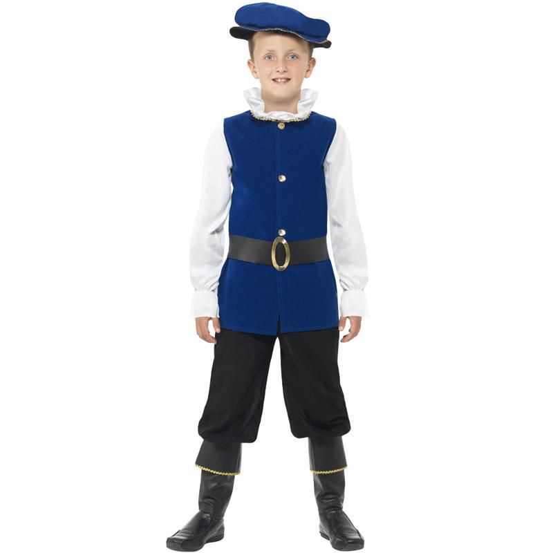 Smiffy Tudor Boy Child Costume, 1 of 3
