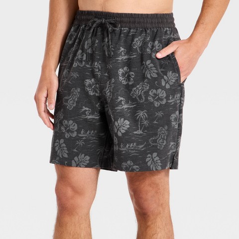 Мужские брюки Goodfellow & Co x Reyn Spooner Men's 7" Swim Trunks - Goodfellow & Co™ x Reyn Spooner Black M