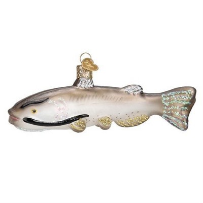 Old World Christmas Blown Glass Ornament for Christmas Tree, Catfish