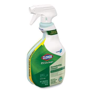 Clorox Clorox Pro EcoClean Disinfecting Cleaner, Unscented, 32 oz Spray Bottle, 9/Carton