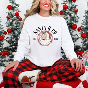 Simply Sage Market Santa and Co Garment Dyed Long Sleeve - 1 of 4