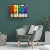 Trademark Fine Art - Daniel Patrick Kessler 'Rainbow Cats' Wood Slat Art - 3 of 4