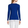 Lands' End Women's Long Sleeve Lightweight Jersey Scoop Neck T-Shirt - 2 of 3