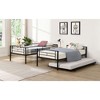 NicBex Twin Over Twin House Bunk Bed with Roof and Windows and Guardrail,Loft Bed with Ladder and Trundle,Noise Reduced Bunk Beds for Bedroom - 4 of 4