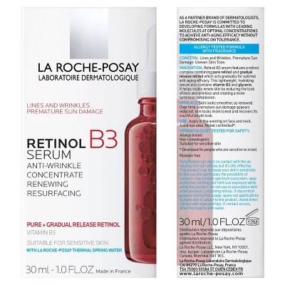 La Roche Posay Retinol Face Serum with Vitamin B3 - 1.0 fl oz_3