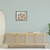 Stupell Industries Baby Sea Turtles Swimming Shore Floating Frame Canvas Art - 3 of 4