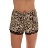 #FollowMe Womens Button-Down Pajama Shorts Set with Notch Collar  Chic & Comfy Loungewear - 4 of 4