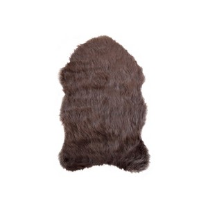 Luxe Gordon Faux Sheepskin Single Rug | 2'x3' - 1 of 4