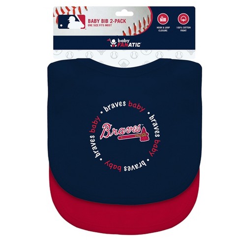 Baby Fanatic Officially Licensed Unisex Baby Bibs 2 Pack - Mlb Atlanta  Braves : Target