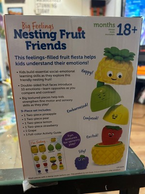 Learning Resources Big Feelings Nesting Fruit Friends : Target