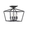 Savoy House Townsend 4 - Light Semi-Flush Mount in  Matte Black - image 4 of 4