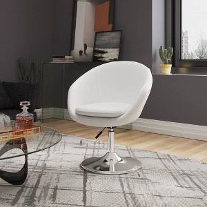 Set of 2 Hopper Wool Blend Adjustable Height Chairs - Manhattan Comfort - 1 of 4