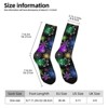 Christmas Snowflakes Women Printed Crew Socks Funny Funky Socks Soft Polyester Novelty Gifts for Artists Men - 2 of 4
