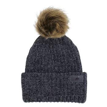 Arctic Gear Adult Acrylic Ribbed Cuff Winter Hat with Pom