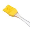 Unique Bargains Basting Brush 20g Small Crystal Handle Brush Color Block Dishwasher Safe Silicone PP 6.89"x1.26" 1Pcs - 4 of 4